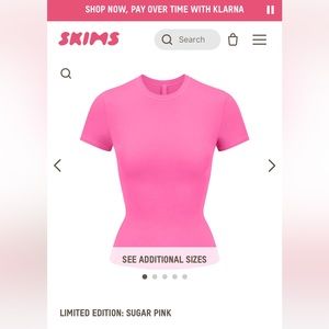 Skims cotton jersey t shirt